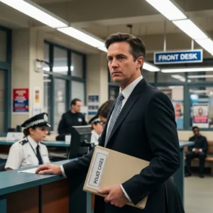 Vergi mükellefi vergi dairesinde.