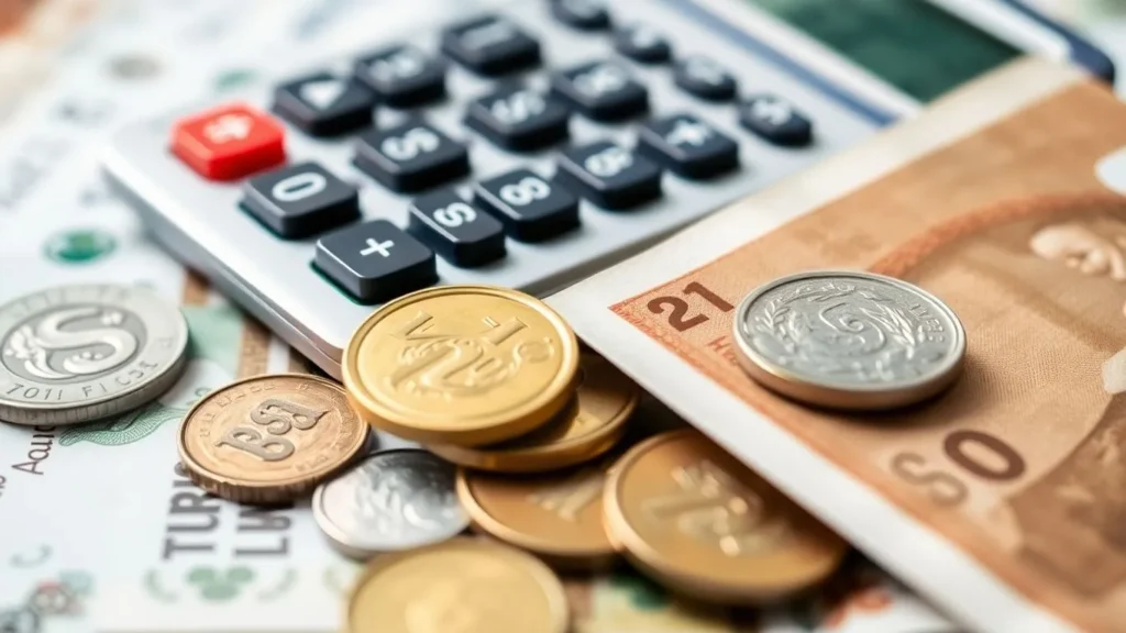 Vergi usulsüzlük cezası hesaplama ve para görselleri.